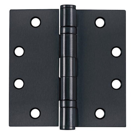 Tell Door Hinge, Matte Black HG100330